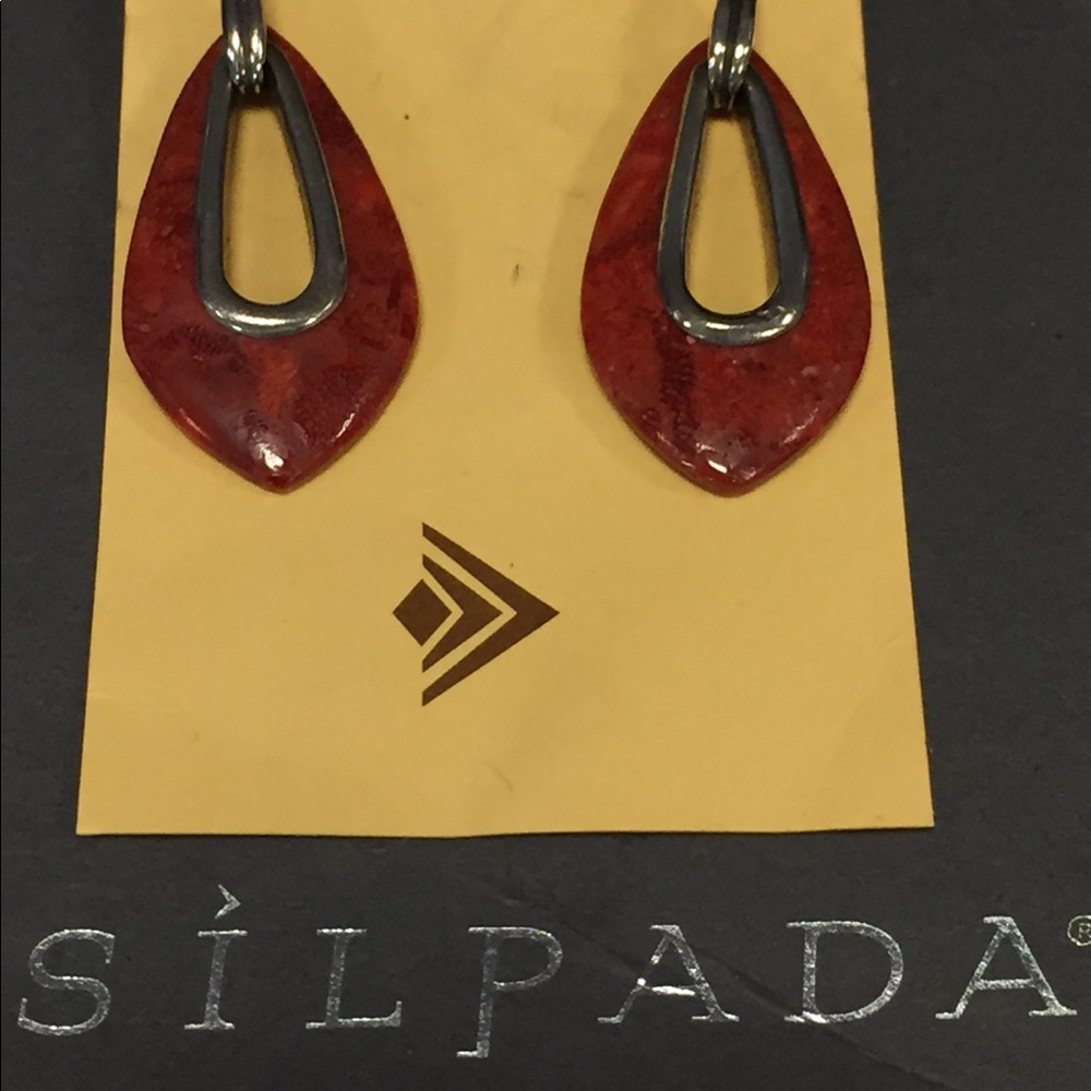 Silpada W1982 Coral Earrings